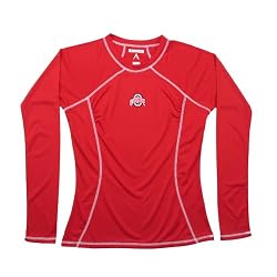 Antigua Ohio State University Women's Mercury Desert Dry Long Sleeve Shirt