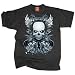 T-Shirt Rock Totenkopf, Gr. S bis 5XL