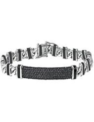 Effy Jewlery Sterling Silver Black Sapphire 7.5" Bracelet, 4.19 TCW