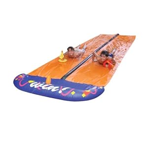 Slip and Slide Side By Side 2 Person Water Slide – Summer Time Lawn Fun