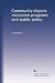 Community dispute resolution programs and public policy Cover