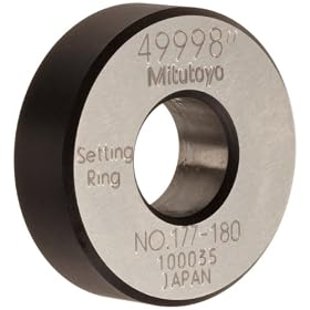 Mitutoyo 177-180, Setting Ring, .500" ID