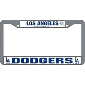 Buy Los Angeles Dodgers Chrome License Plate Frame now!