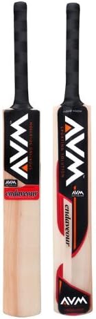 AVM Endeavour Kashmir Willow Cricket Bat (Black)