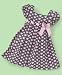 Sweet Heart Rose Little Girl Heart-Print Dress