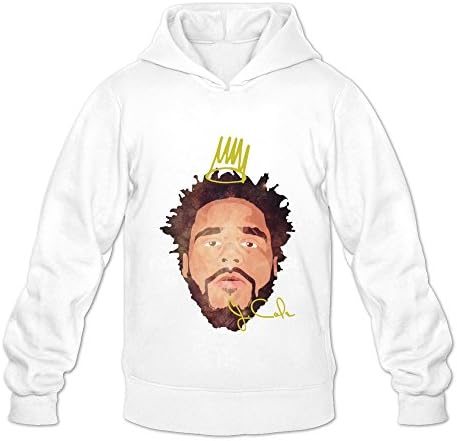 IHoo Men J. Cole Illuminati Hoodie White XL