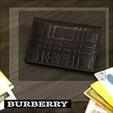 バーバリー カードケース レディース カード入れ/カード入【ブランド：BURBERRY バーバリー】本革【クレジット カードCCケース】5757収納ポケットcard case【かーどけーす】 ☆u-213☆