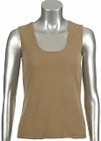 Sutton Studio Womens 100% Pure Cashmere Basic Shell Tank Top Petite Sizes