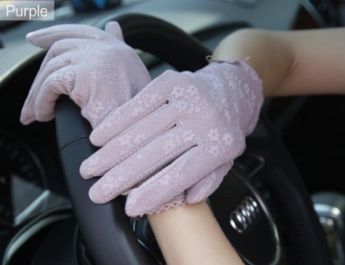 Shineray Multicolor Elbow Short Sexy Lace Uv Protection Driving Wedding Gloves