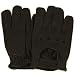 Men's Leather Vented Holes Thin Driving Biker Gloves , 2Extra Large