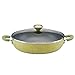 Paula Deen Signature Porcelain Nonstick 12-Inch Covered Chicken Fryer, Pear Speckle