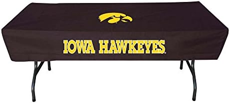 Rivalry Distributing RIV-RV229-4600 Iowa Hawkeyes NCAA Ultimate 6 Foot Table Cover