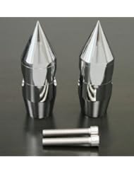 From Amazon.com. Click for details:
 Automotive Parts and Accessories: 5" Chrome Billet Spike Handlebar Risers for Harley Softail Dyna Sportster Custom - T-Motorsports Automotive Parts and Accessories: 5" Chrome Billet Spike Handlebar Risers for Harley Softail Dyna Sportster Custom - T-Motorsports