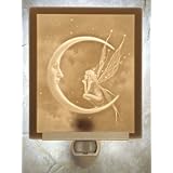 Fairy Moon Flat Porcelain Lithophane Nightlight