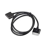 Dock Connector Extender Extension Cable for Apple iPad iPhone iPod (Black)