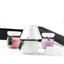 COFFRET Bougies dans POTS de VERRE - Senteurs Rose Jasmin Lavande