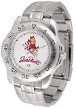 Arizona State Sport Men's Steel Band Watch