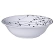Cereal Bowl Set of 4 - White and Platinum