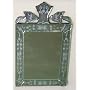 Etched Glass Venetian Mirror Ornate Antique Style