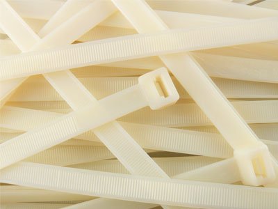 15 Inch Natural Extra Heavy Duty Nylon Cable Tie - 100 Pack On Sale