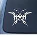 TRIBAL BUTTERFLY - Car, Truck, Notebook, Vinyl Decal Sticker #1213 | Vinyl Color: White