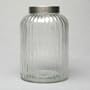Tag Vintage Clear Glass Kitchen Large Canister, 21.5 Cup Capacity