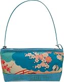 Cris Notti Turquoise Kimoto Cosmetic Bag