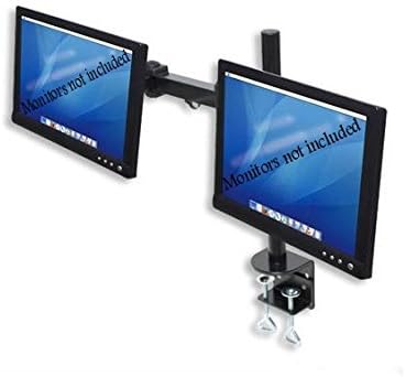 Tyke Supply Dual LCD Monitor Stand desk clamp holds up to 24" lcd monitors by Tyke Supply