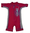 Bright Bots UPF50+ Australian Boys Sunsuit Red/Grey Short Leg/Sleeve All-in-One  3-6 months