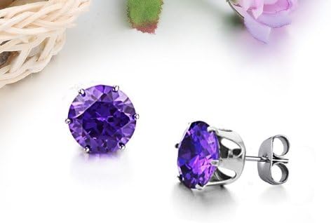 Aegean Jewelry Titanium Lady's Charming Stud Earring with a Gift Box and a FREE Small Gift