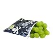Itzy Ritzy Reusable Snack Bag, Black Skulls