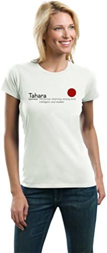"Tahara" Definition | Funny Japanese Family Name Ladies' T-shirt-Ladies,M