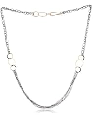 Melissa Joy Manning "Mixed Metal" 16"Mixed Metal Tangle Chain Necklace