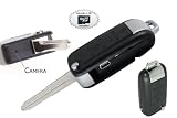 Car Key Video Camera with Sound Detection Technology - Includes 2gb Micro SD Card - Supports up to 16gb