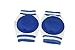 Blackcell Infant Toddler Baby Knee Pad Crawling Safety Protector (dark blue)