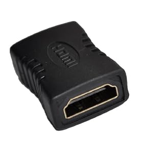 HDMI TO HDMI JOINER COUPLER - Hdmi joiner Female to female - GOLD CONNECTORS - pjp electronics