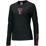 Nike Texas Tech Red Raiders Ladies Black Classic Logo Long Sleeve T-shirt