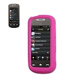 New Fashionable Perfect Fit Soft Silicon Gel Protector Skin Cover (Faceplate/Snap On) Rubber Cell Phone Case for Samsung instinct S30 M810 Sprint - Pink