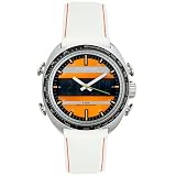 Triumph Motorcycles Men's Chronograph White Leather Watch #3021-07
