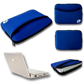 Blue Neoprene Zipper Carrying Case Sleeve for Kindle DX / ASUS Eee / Acer Aspire One / Dell Inspiron Mini / HP MINI / MSI Wind / Lenovo IdeaPad and others 9