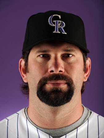 Colorado Rockies Photo Day, SCOTTSDALE, AZ - FEBRUARY 24: Todd Helton Photographic Poster Print by Harry How, 12x16