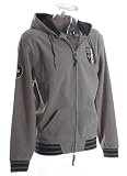 SIGNUM® Strickjacke Fleecejacke Sweatjacke mit Kapuze