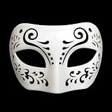 Dream Tale White Venetian Masquerade Mask ~ Mardi Gras Masks