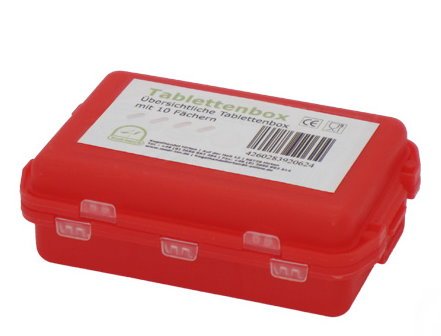 1 x Medikamentenbox Tablettenbox