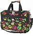 Multi Color Peace Signs Print Duffle Dance Cheer Gym Bag Large 22