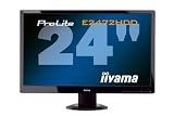 Produkt-Bild: Ilyama PL E2472HD  61 cm (24 Zoll) widescreen TFT Monitor (LED, DVI,VGA, 2ms Reaktionszeit) schwarz