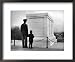 Captain Roger D. Reid Visiting the Unknown Soldier's Tomb with His Son Framed Art Poster Print by George Strock, 22x18
