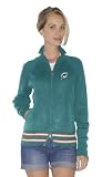 NFL Women's Miami Dolphins Sweater Mix Jacket (Aqua, Medium)