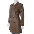 Terry Lewis Lamb Leather Trench Jacket