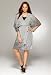 Avenue Plus Size Chevron Kimono Dress